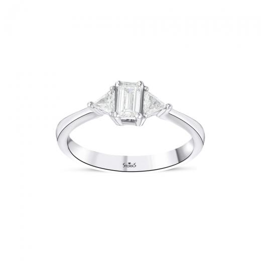 0,49 ct. Diamantring